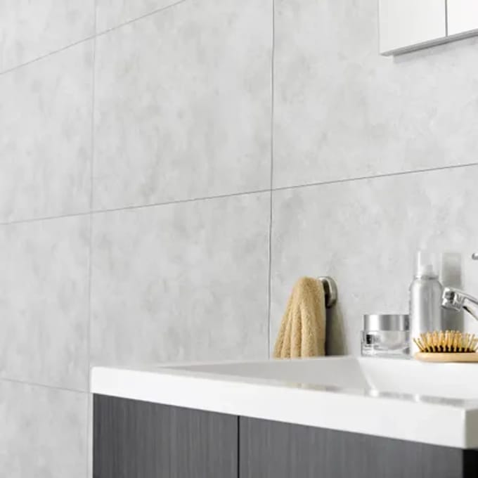 Dumaplast Wandbekleding Dumawall+ Cloudy White 37,5x65cm