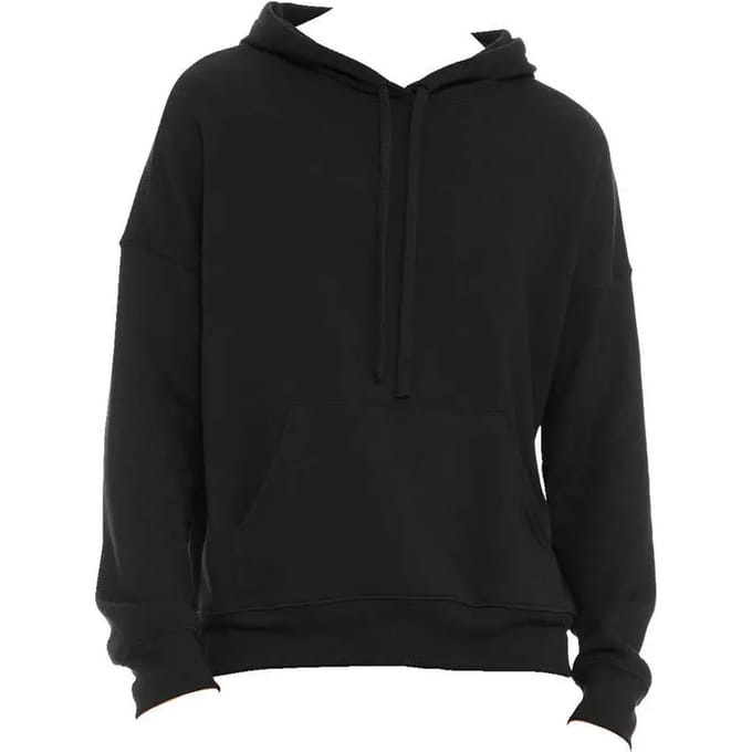 Bella+Canvas Unisex Sponge Fleece Pullover DTM Hoodie CV3729 - Black - S