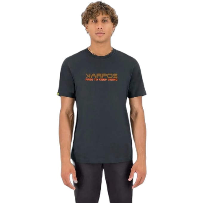Karpos Loma Cotton T-shirt Met Korte Mouwen Grijs M Man