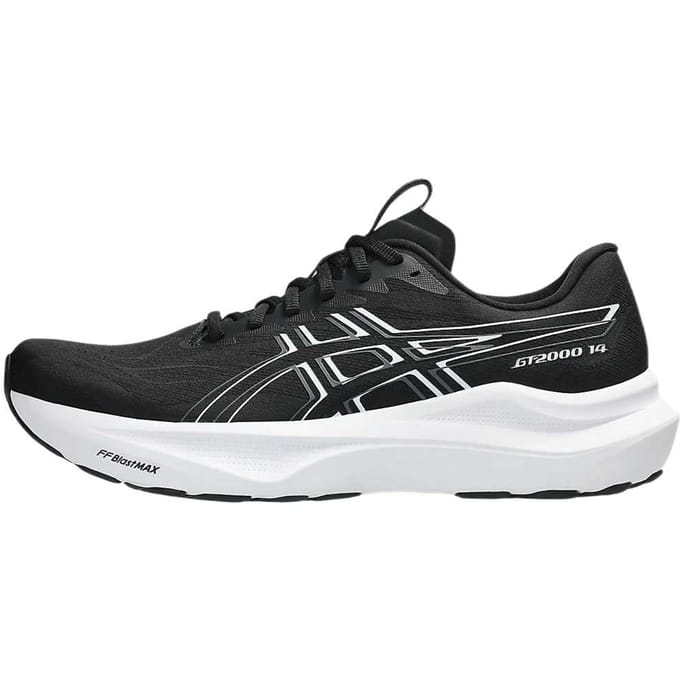 Asics GT 2000 14 Noir Blanc Chaussures de Sport Homme 1011C056-001 42 white