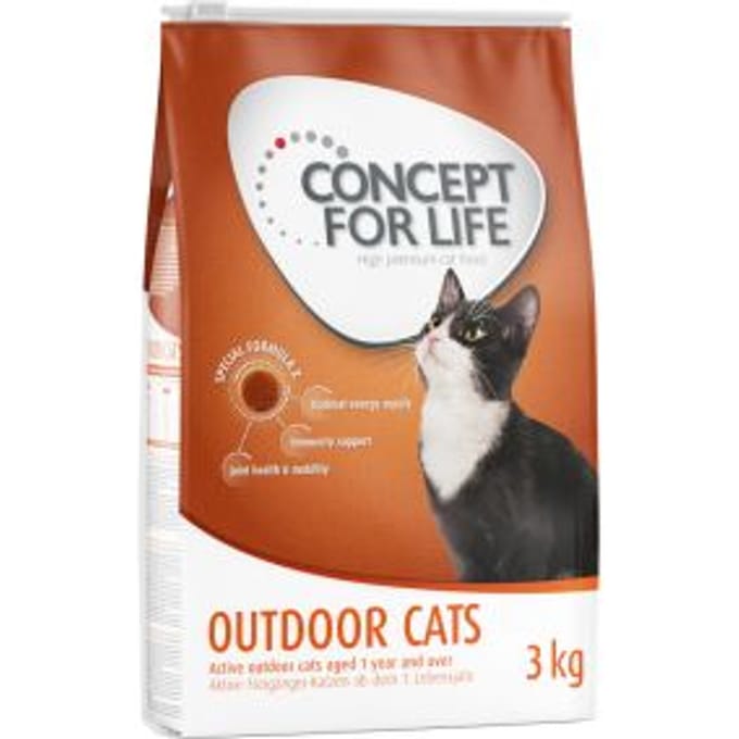 3x3kg Outdoor Cats Concept for Life Kattenvoer