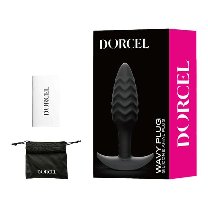 Dorcel - Buttplug - Spiraalvormige Buttplug - Anaal Speeltje - Siliconen - Zwart