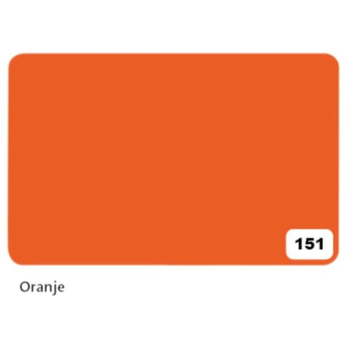 Etalagekarton Folia 1-zijdig 48x68cm 380gr nr151 oranje