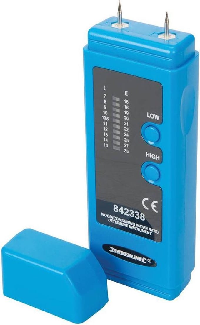 Silverline Hout vochtigheidsmeter 7-35% meetbereik