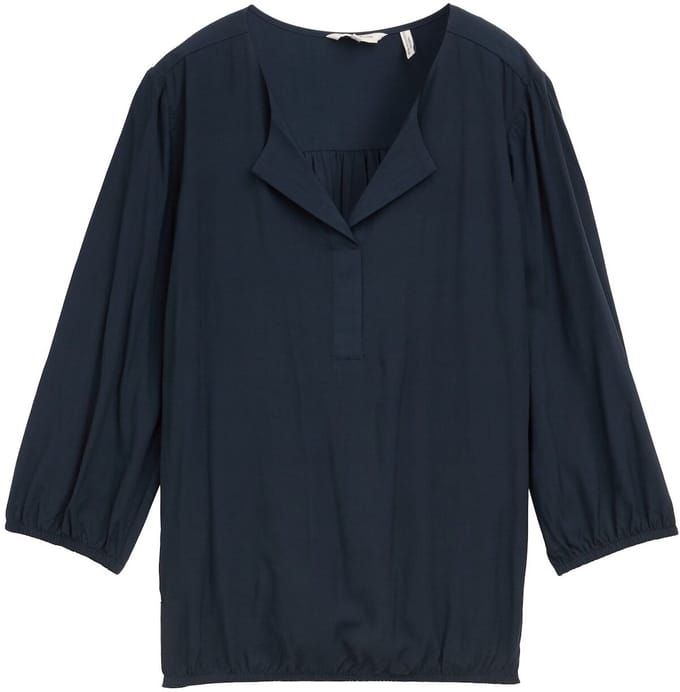Tom Tailor - Blouse van viscose - Maat 36 - Lunar Eclipse