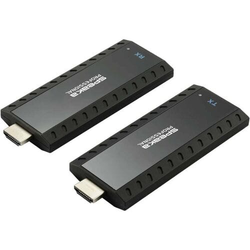 SpeaKa Professional Draadloze HDMI-set HDMI Via het thuisnetwerk (IP) 30 m