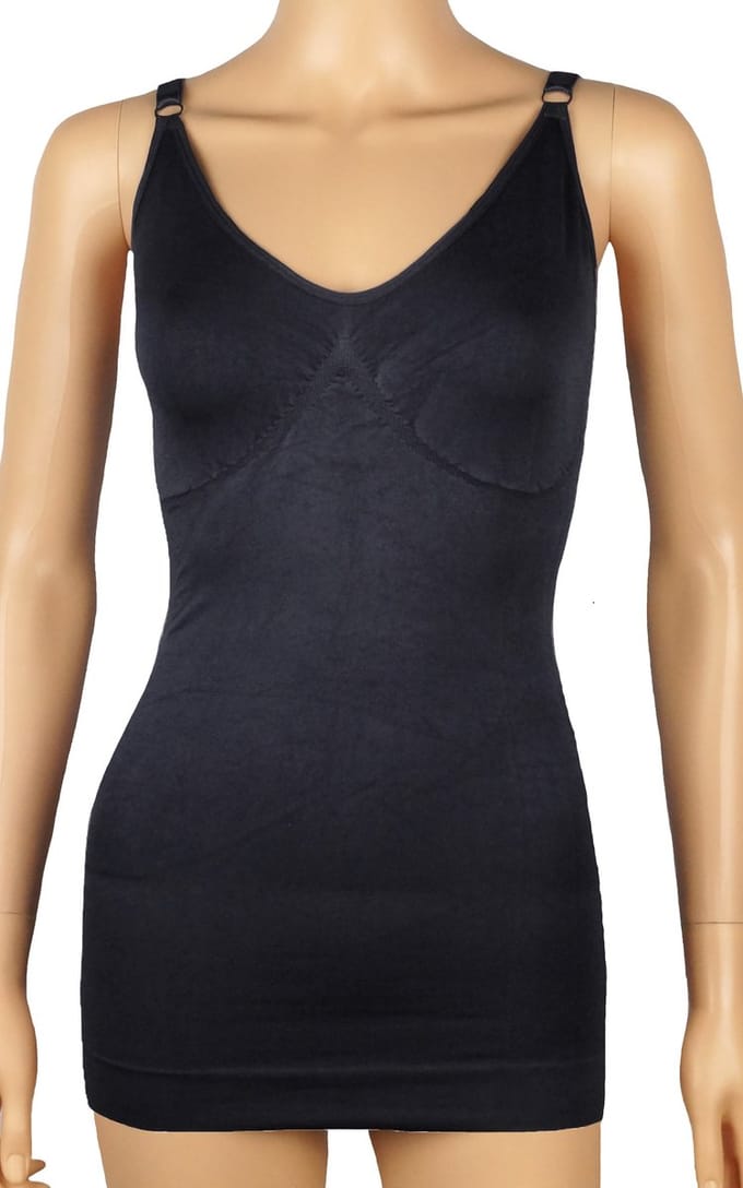 Dames corrigerende top 6409A J&C Zwart - maat 2XL / 3XL
