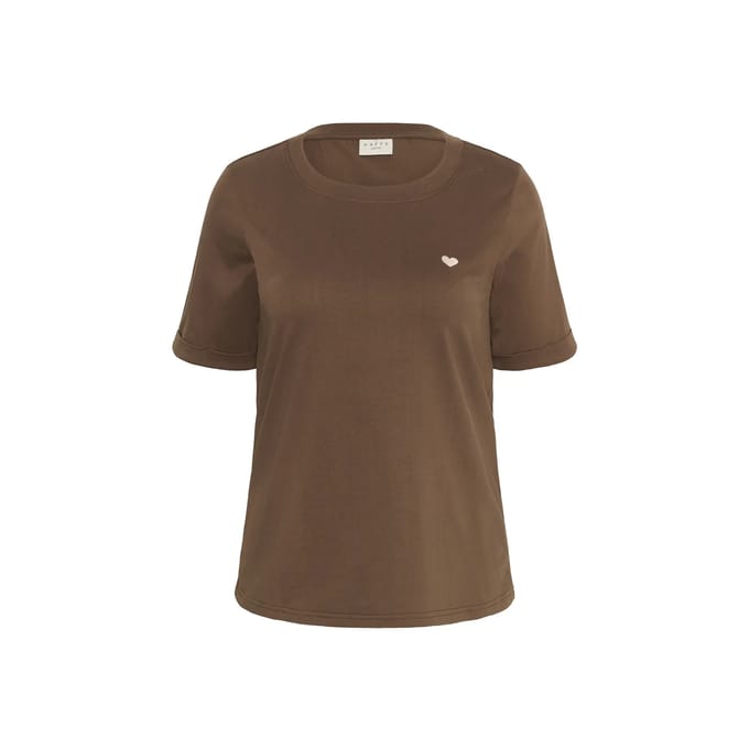 Dames-T-shirt KAFFE Curve KCArt