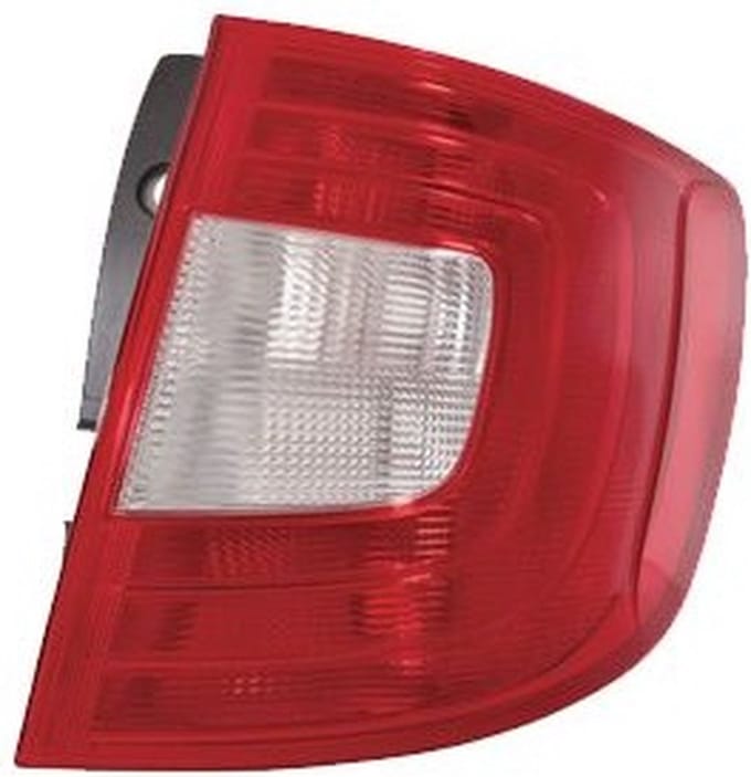 VanWezel 7636936 - Feu arrière droit sans partie éléctrique pour Skoda Superb de 2008 à 2013