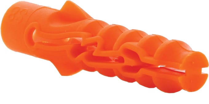 Spit Nylon Plug d.8x40 zonder kraag - 057020