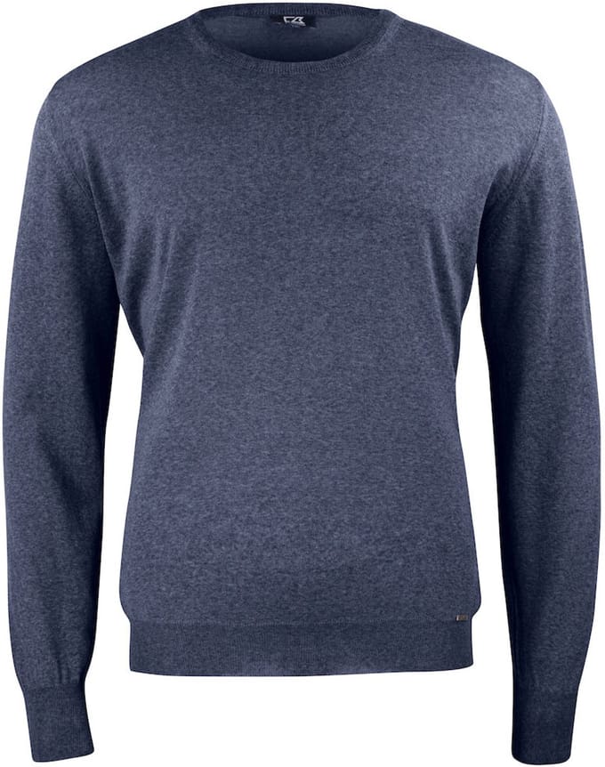 Cutter & Buck Kennewick Crewneck Heren 355406 - Zeeblauw Mélange - M