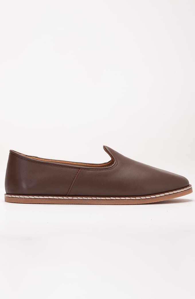 Dalya Leren Instapper Platte Schoenen Dames