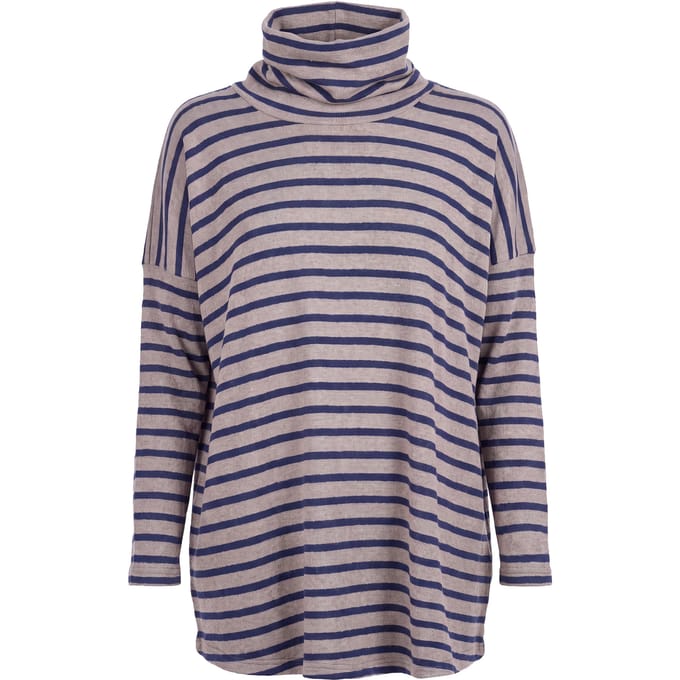 Mama B - Maglia - 480052 - Tortora/Blu