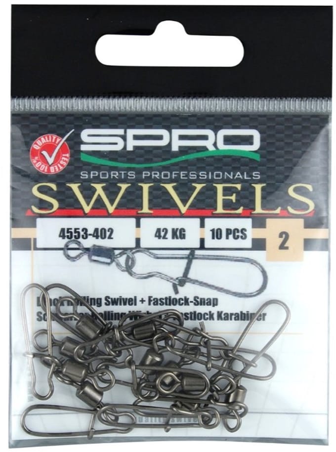 Spro Rollingswivel+fastlock-snap