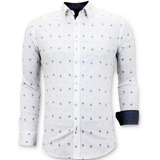 Heren Overhemden Italiaans - Slim Fit - 3047 - Wit