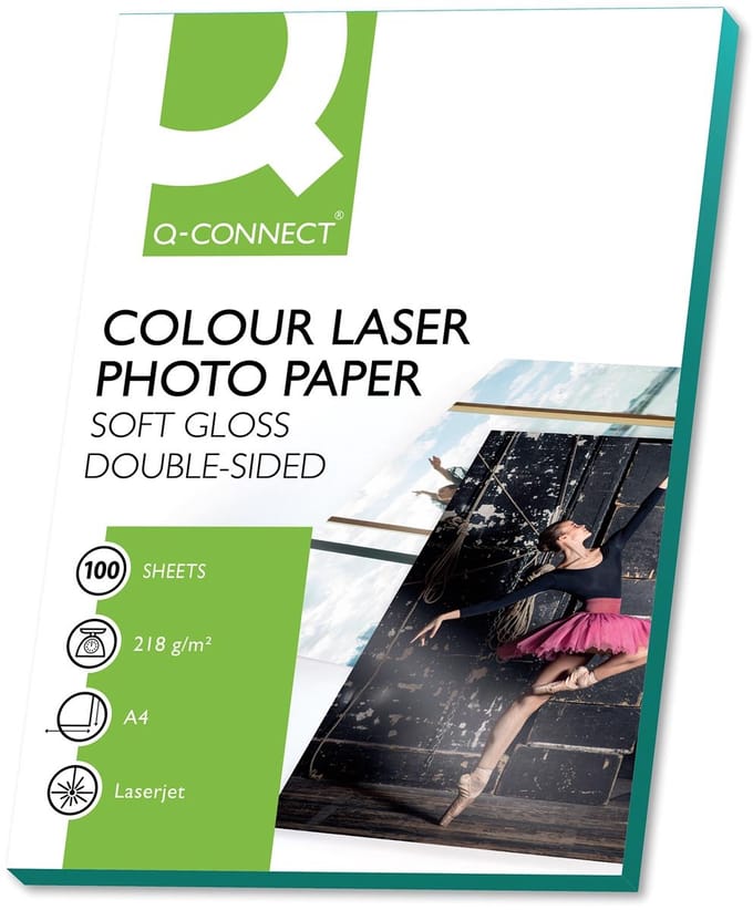 Q-CONNECT fotopapier | ft A4 | 218 g | pak van 100 vel