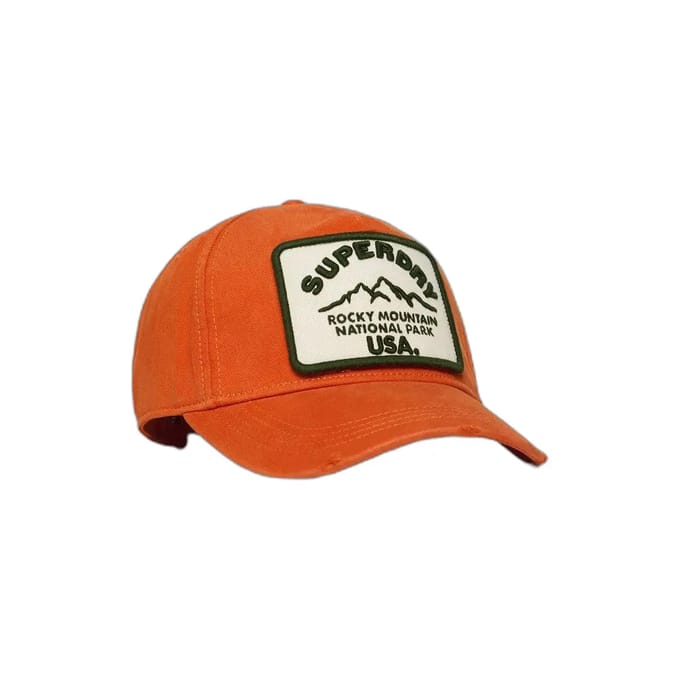 Superdry Graphic Trucker Cap Orange Grootte: 1SIZE
