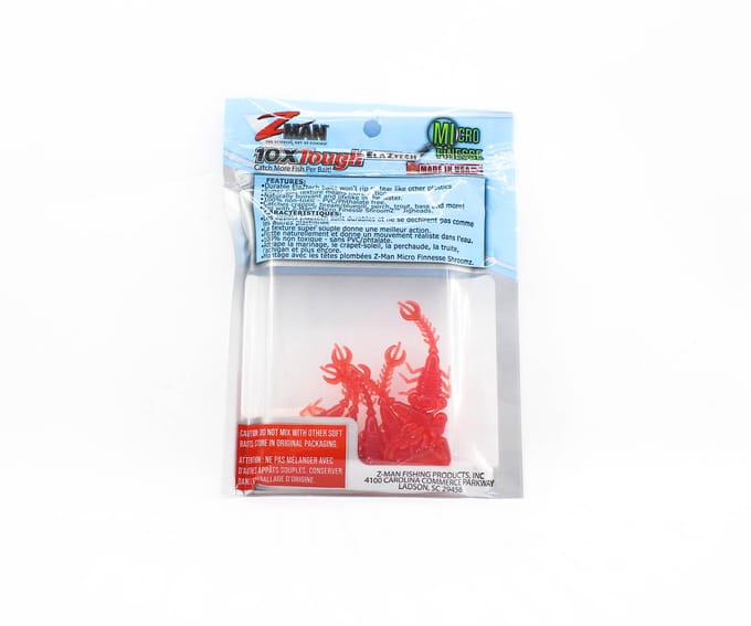 Zman Zacht Kunstaas LarvaZ 1,75 Inch 8/Pack Rood (4052)