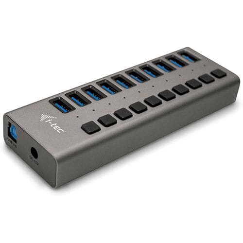 i-tec I-TEC USB 3.0 Charging HUB 10 Port U3CHARGEHUB10 USB-hub 10 poorten USB-A USB 3.0 5 GBit/s Grijs