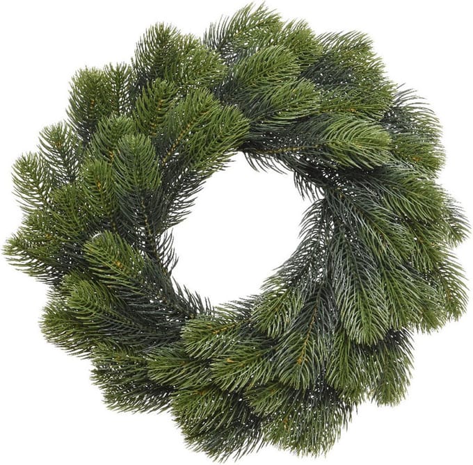 Dennenkrans 50 cm met 106 takken kerstversiering - deurkransen / kerstkransen
