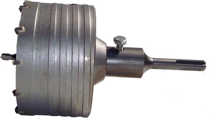 Betongatzaag met sds plus houder 120mm