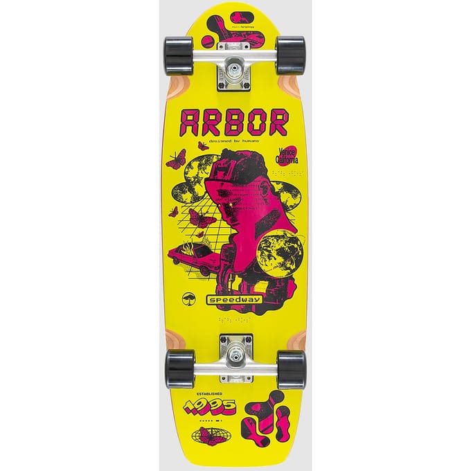 Arbor Venice Speedway Glitch 30.5" Complete geel