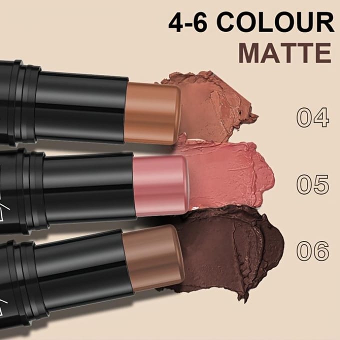 Make-up Gezicht Contouren Bronzer Stick Multifunctionele Highlighter Verhelderende Blusher Rouge Stick Gezichtsmake-up Cosmetica white