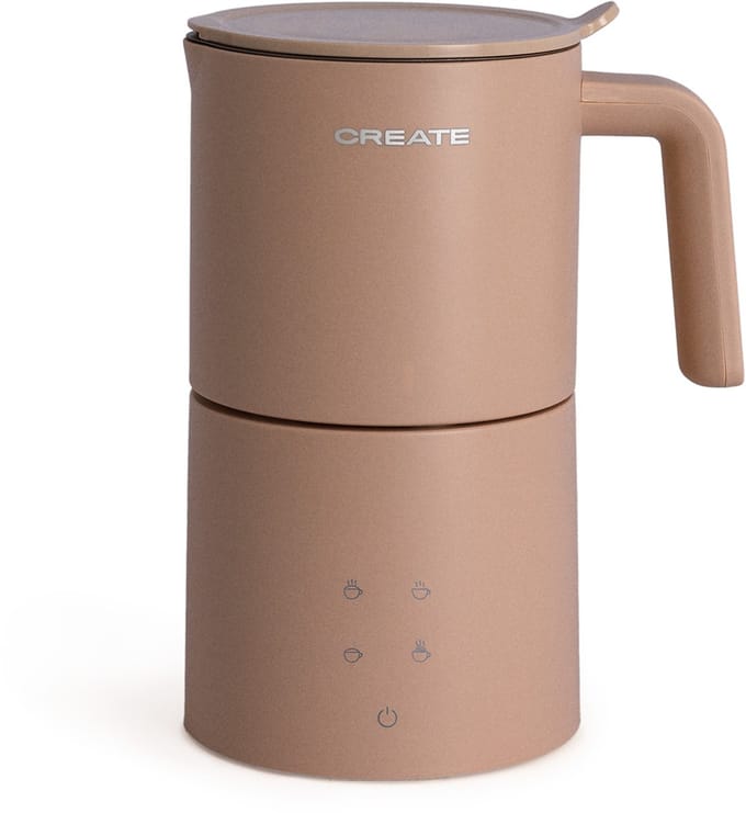 CREATE - Vaatwasserbestendige melkopschuimer en -verwarmer - Mokka - MILK FROTHER STUDIO PRO
