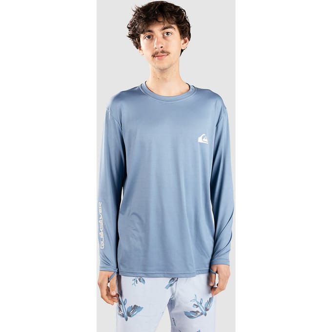 Quiksilver Everyday Surf Tee Longsleeve Lycra blauw