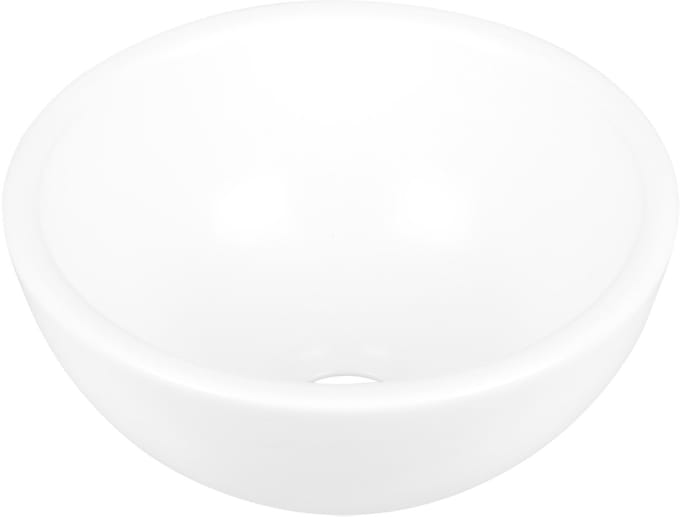 Waskom Wit Keramiek Rond Ø 20 x 10 cm | Per Stuk