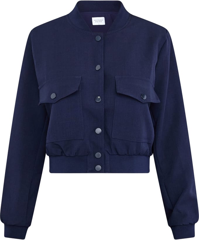 SISTERS POINT Garwin-ja20 - Dames Jas - Navy - Maat XL