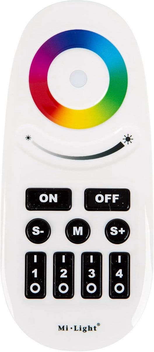 4 Zone Touch Afstandsbediening voor RGB+CCT LED Verlichting