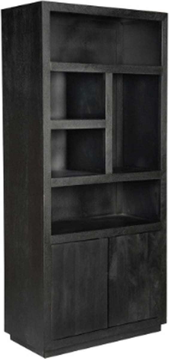 Vakkenkast Brussel 90 cm - zwart