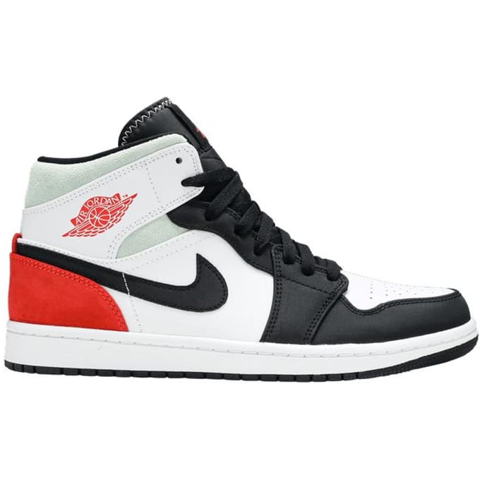Air Jordan 1 Mid SE 'Red Black Toe' 40.5 black