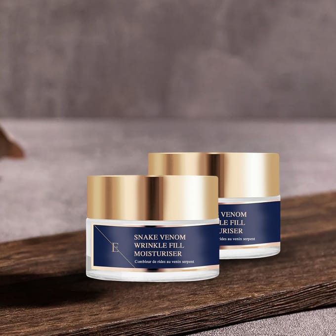 2x Wrinkle Fill Slangengif Moisturiser 50ml