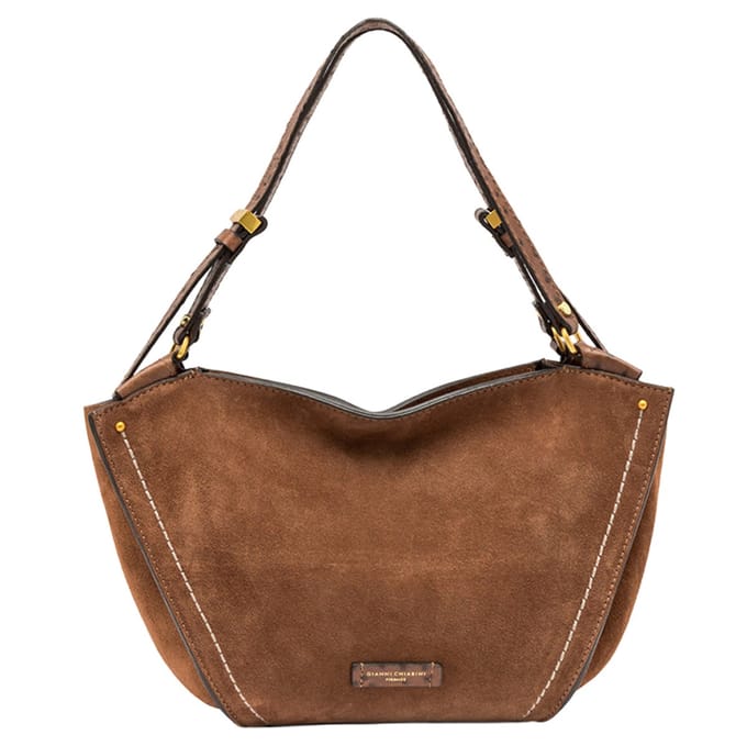 Gianni Chiarini Bloom Grote Schoudertas Dames - Leer - Cognac