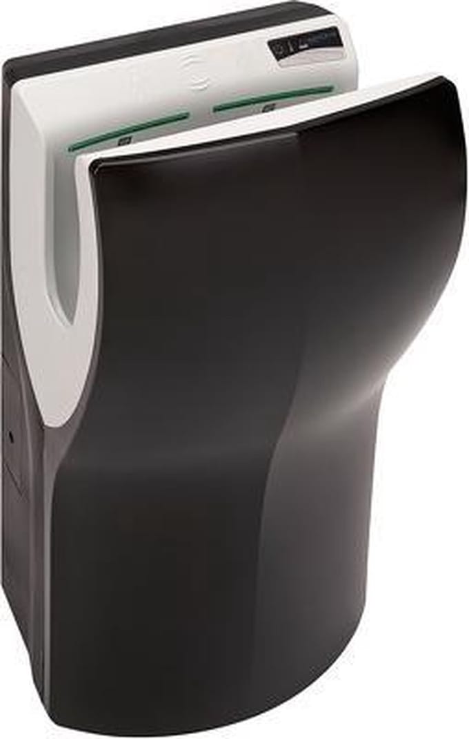 All Care PlastiQline Handendroger H665xB320xD228cm Zwart