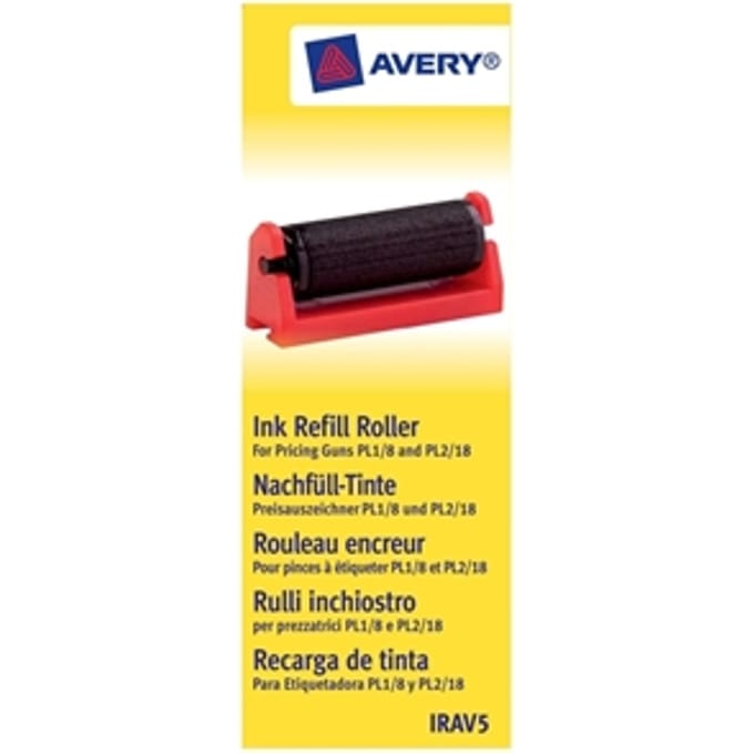 Avery AV-IRAV5 Inktrol Voor Prijstang PL1/8 En PL2/18 5 Stuks