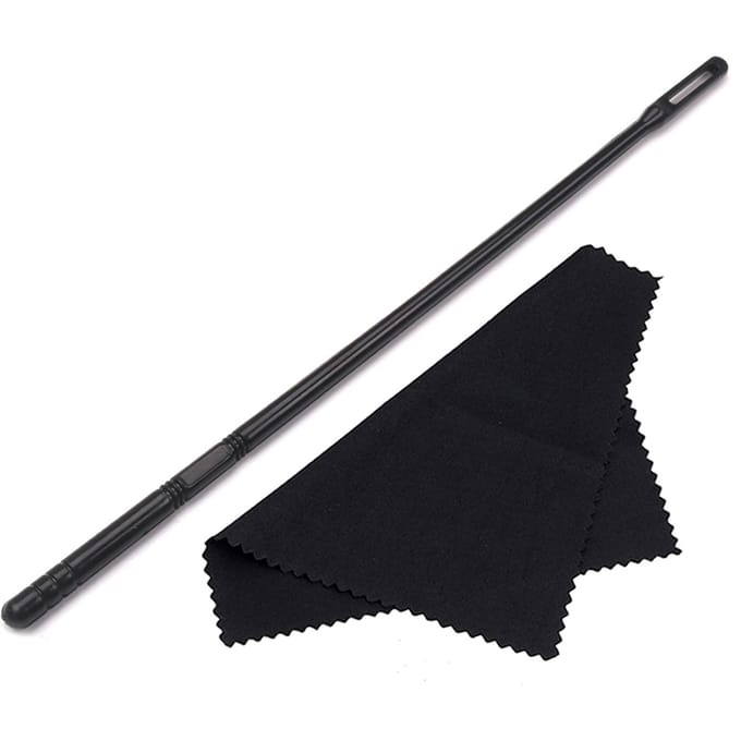 Accessoires voor houtblazers Reinigingsstaafjes voor fluit Poetsstaaf met doek voor fluit gray