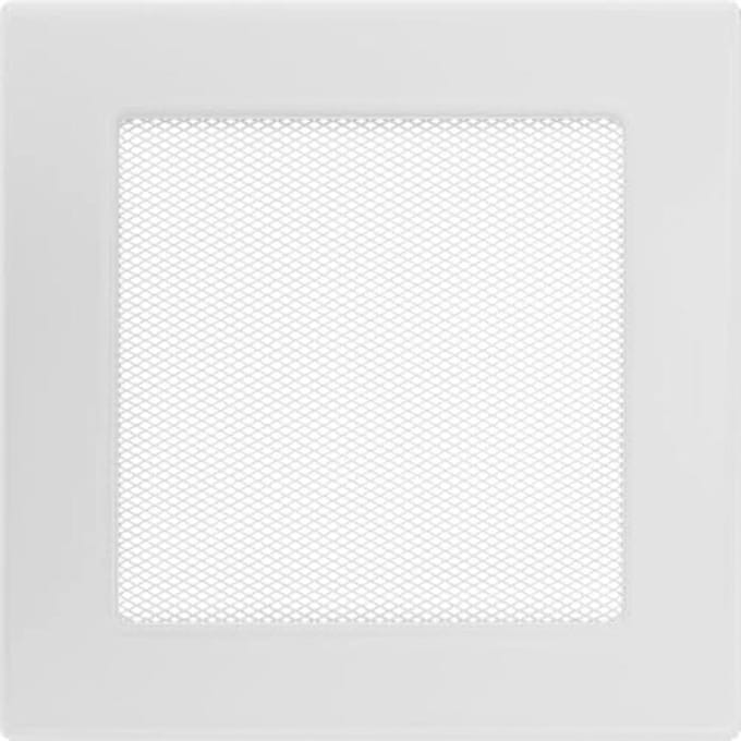 Open haard rooster 17x17 - Wit haardaccessoire