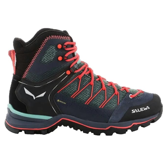 Salewa Mtn Trainer Lite Mid Goretex Wandelschoenen Groen,Rood EU 37 Vrouw