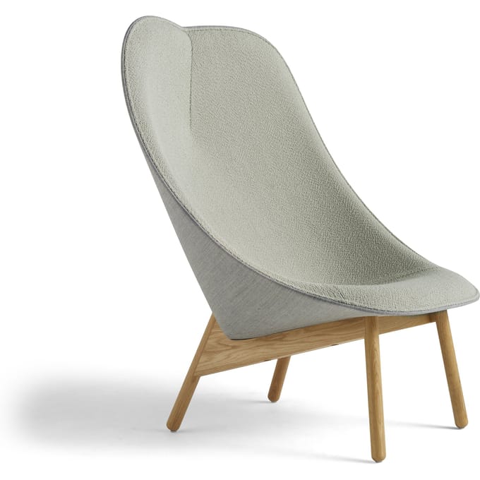 HAY Uchiwa Fauteuil - Flamiber Light Grey J7/Remix 123 - lak op waterbasis