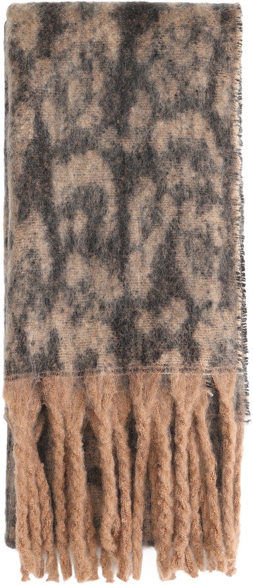 Emilie scarves - sjaal - wintersjaal - dames - panterprint - lang