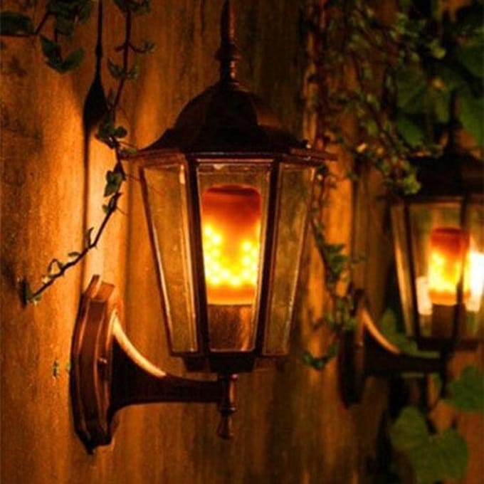 LED Flame Lamp - Vuurlamp - Fireflux - E27 Fitting - 5W - Warm Wit
