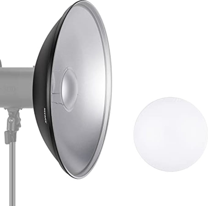 16 inch Aluminium Reflector Schoonheidsschotel met Witte Diffuser Sok voor Studio Fotografie