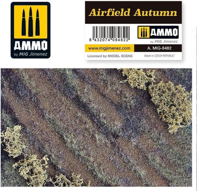 AMMO by Mig Jimenez Modelbouwdecoratie - MIG 8482 Airfield - Autumn - Mat for Diorama Accessoires set
