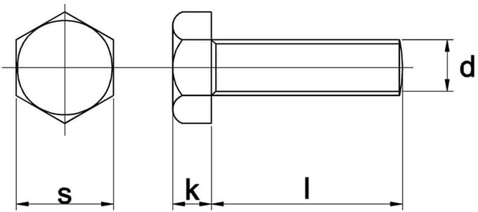Tapbout Din933 8.8 M10X65Mm Verzinkt - 100 stuks