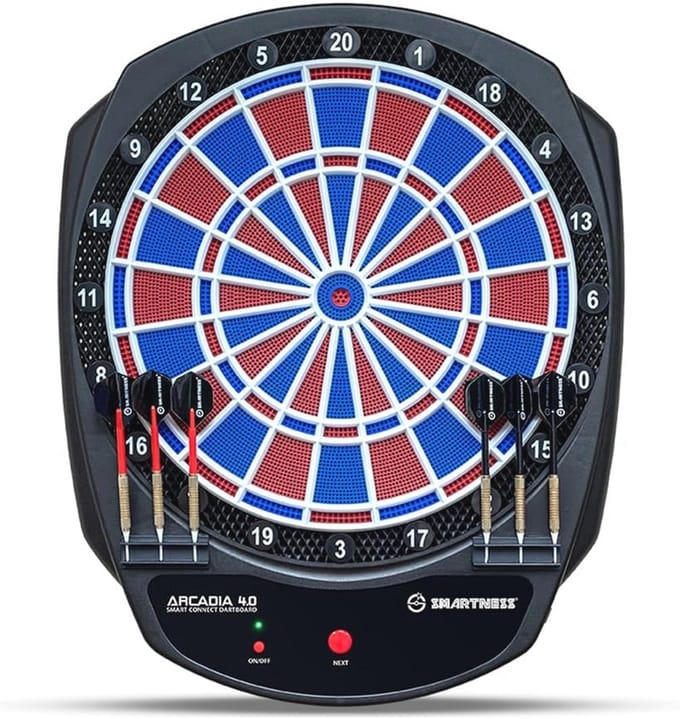 Elektronisch Dartbord met App en Bluetooth Verbinding voor 1-8 Spelers - 17 Spellen