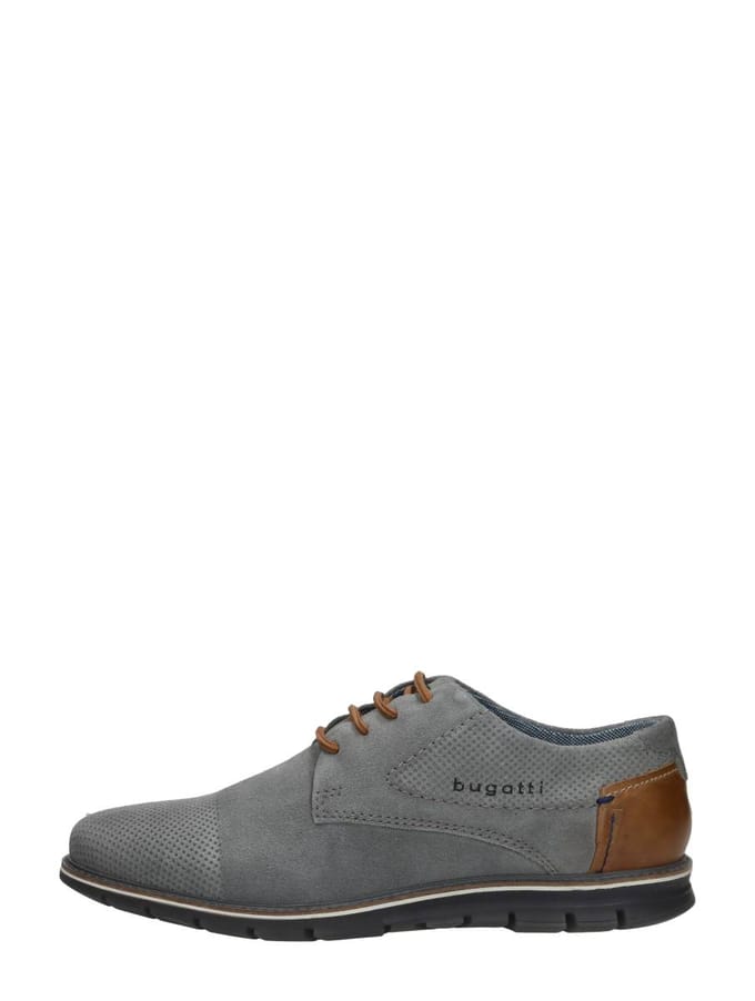 Bugatti Simone Comfort Veterschoenen Laag - Lichtgrijs - Maat 41
