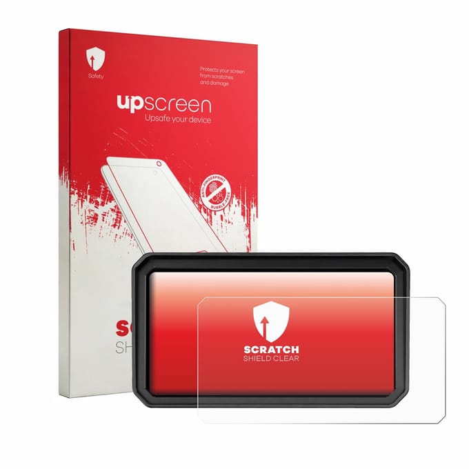 upscreen - Screenprotector voor WonVon Motorrad Carplay 7" Pro - Folie Beschermfolie transparant